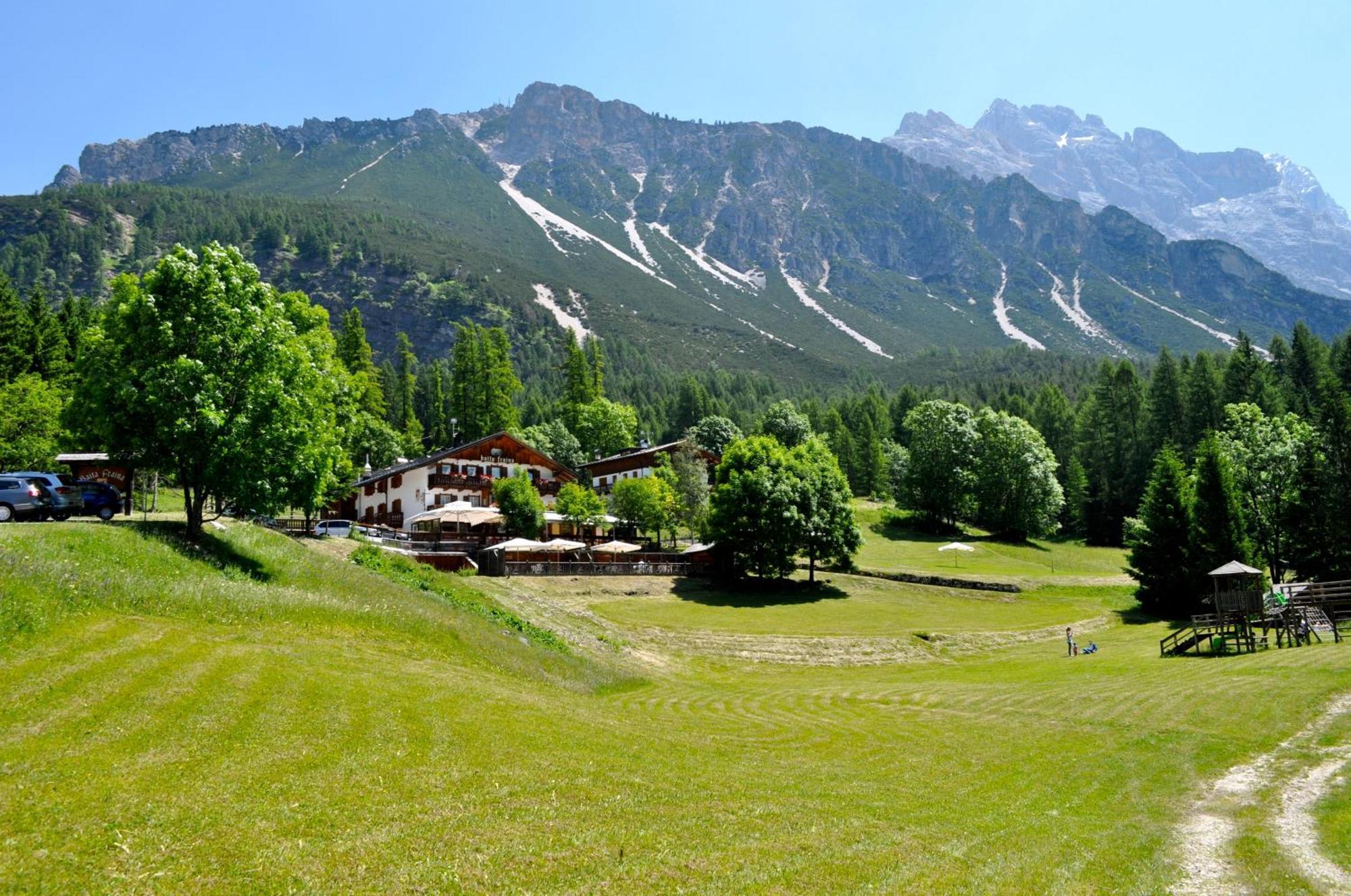 Baita Fraina Cortina d'Ampezzo Bagian luar foto
